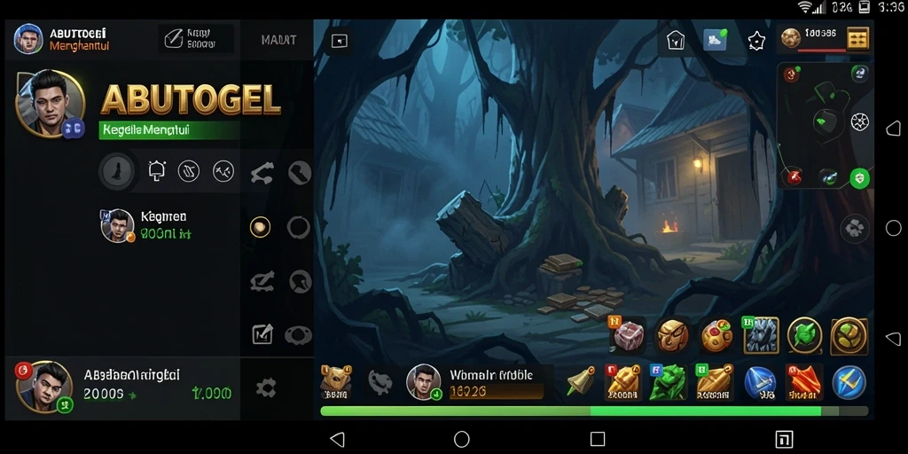 Gambaran menyeramkan dari gameplay ABUTOGEL yang mencekam.