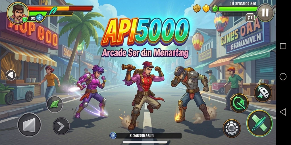 Tampilan gameplay seru dari API5000 yang penuh tantangan.
