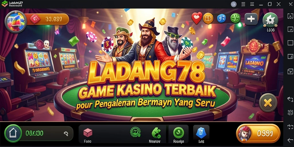 Tampilan gameplay mendebarkan dari LADANG78 yang menarik.