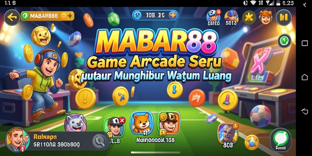 Tampilan gameplay MABAR88 yang penuh aksi dan keseruan.