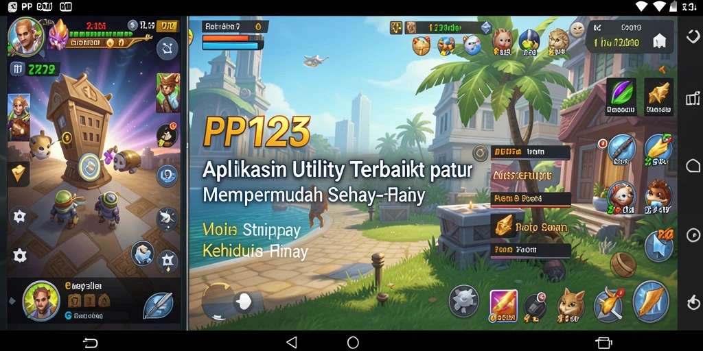 Tampilan intuitif PP123 yang mempermudah manajemen tugas.