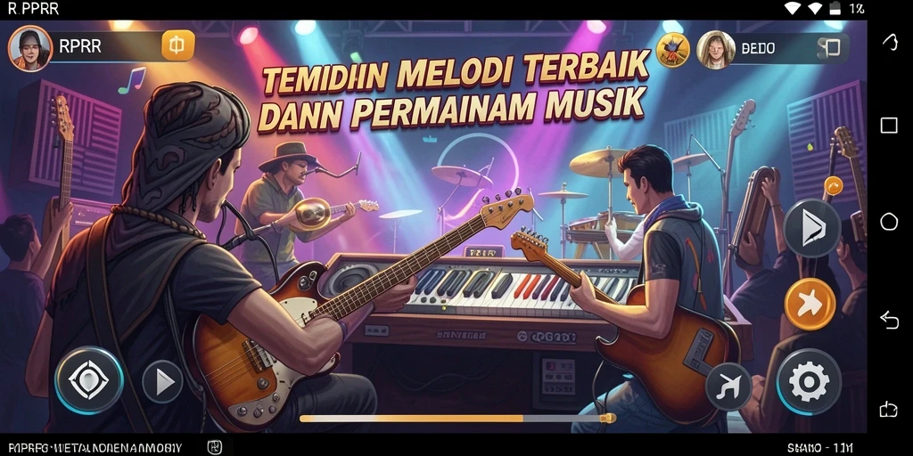 Tampilan gameplay RPRR dengan melodi yang menawan dan tantangan menarik.